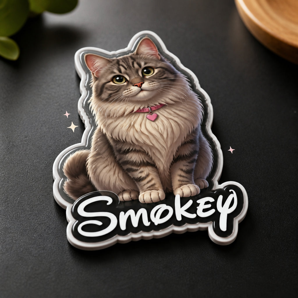 Custom Pet Portrait Name Magnet - Personalized Custom Shape Fridge Magnet 7277b3a2-691b-4865-adb6-6df5fe9b7aed.jpg