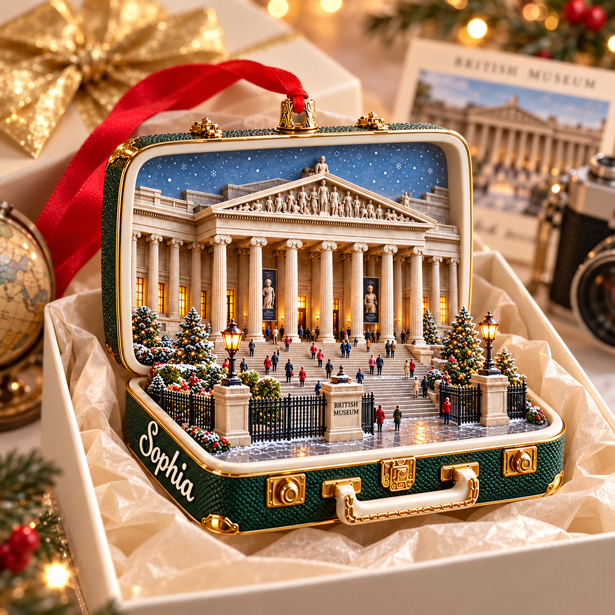 Personalized 3D British Museum Suitcase Christmas Ornament – London UK Travel Souvenir & Gift for London Lovers 727bbea9-eccd-493f-812d-d7f8d4665eb3-British-Museum-Christmas-Ornament-in-Gift-Box-3.png