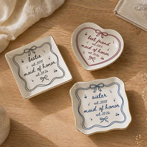 Custom Bridesmaid Jewelry Tray, Personalized Ceramic Ring Dish, Bride Bridal Shower, Friend Bestie Sister Trinket Ring Tray, Maid of Honor 727d7131-0f2f-4ede-86e2-4ba4bc06c8d2-4.jpg