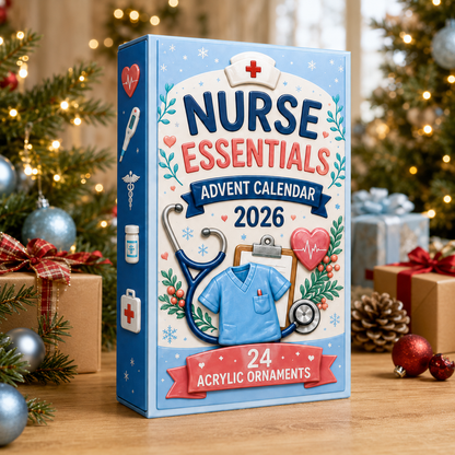 Nurse Essentials Advent Calendar 2026 - 24-Day Festive Countdown, Acrylic Charms Blind Box - Gift For Nurses 728edcba-3c6a-4c28-bdc1-45af70a97d12-box-nurse.png