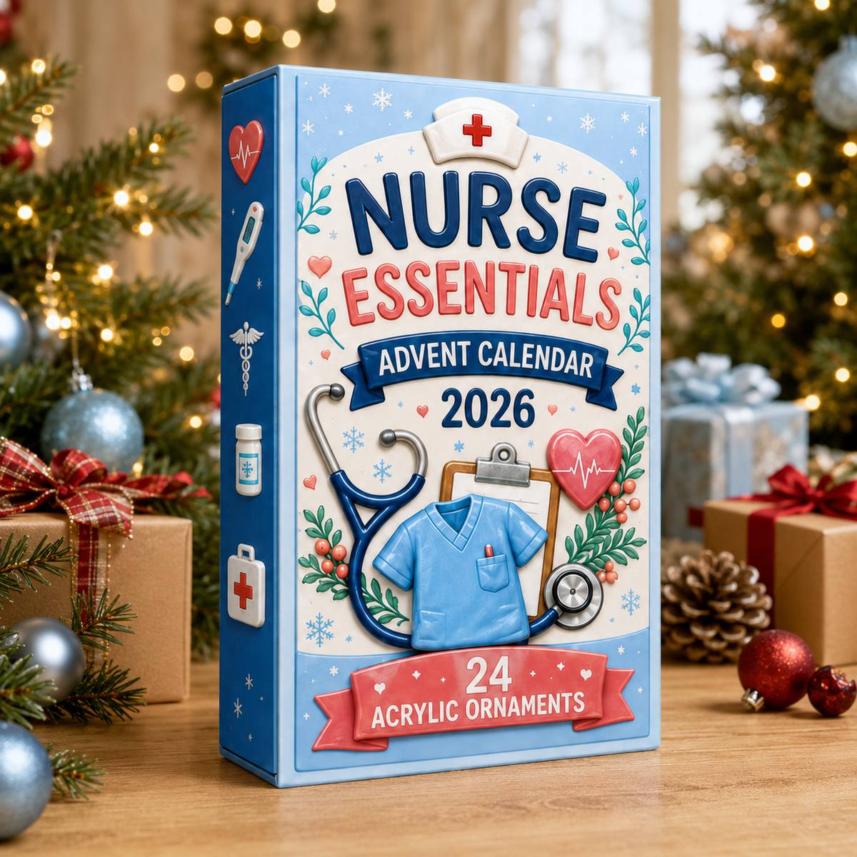 Nurse Essentials Advent Calendar 2026 - 24-Day Festive Countdown, Acrylic Charms Blind Box - Gift For Nurses 728edcba-3c6a-4c28-bdc1-45af70a97d12-box-nurse.png