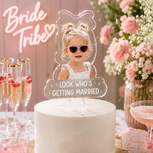 Personalized Bachelorette Cake Topper, Custom Photo Look Who's Getting Married Acrylic Cake Decor, Future Mrs Sign, Bridal Shower Party 7298c1c1-c800-400b-9620-39c02f24b93d-banner-1.png