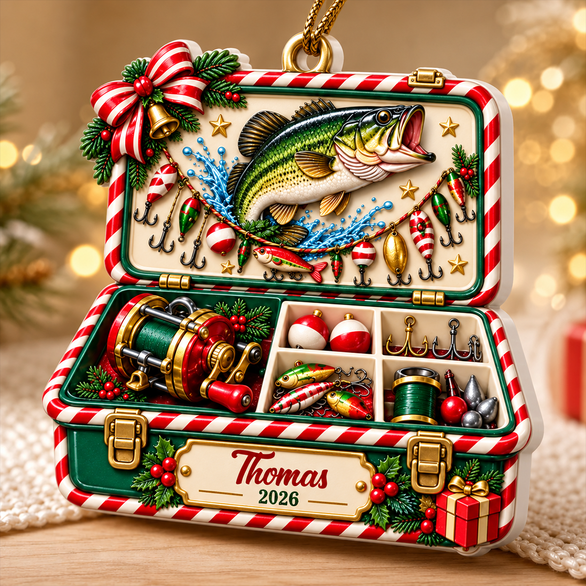 Christmas Fishing Tackle Box 3D Ornament For Fisherman, Dad Fishing - Personalized Ornament - Real 3D Raised Ornament 729c8e78-2eec-4f61-964f-4d2905ea508d-4-12-.png