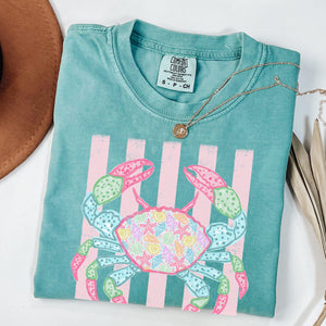 Comfort Colors Crab Shirt - Preppy Crab Graphic T-shirt - Boho Summer Beach Shirt - Retro Print Nautical Image TShirt 729e6824-087d-4837-8098-1a026157c1c6-9.jpg