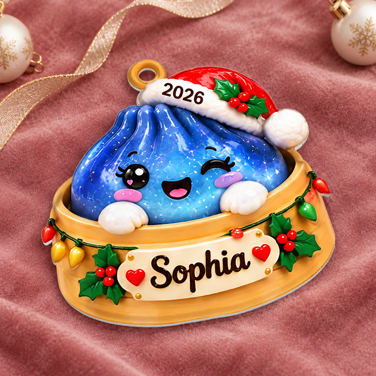 Custom Glitter Dumpling 3D Relief Ornament with Birthmonth, Glittter Dumpling, Dumpling Lover Gift, Kids Christmas Gift 72bac2f4-1004-4507-a3c6-c6c2ced4ac83-e3f1bbc3-5c52-42f7-9413-f4a0bc393b76.png