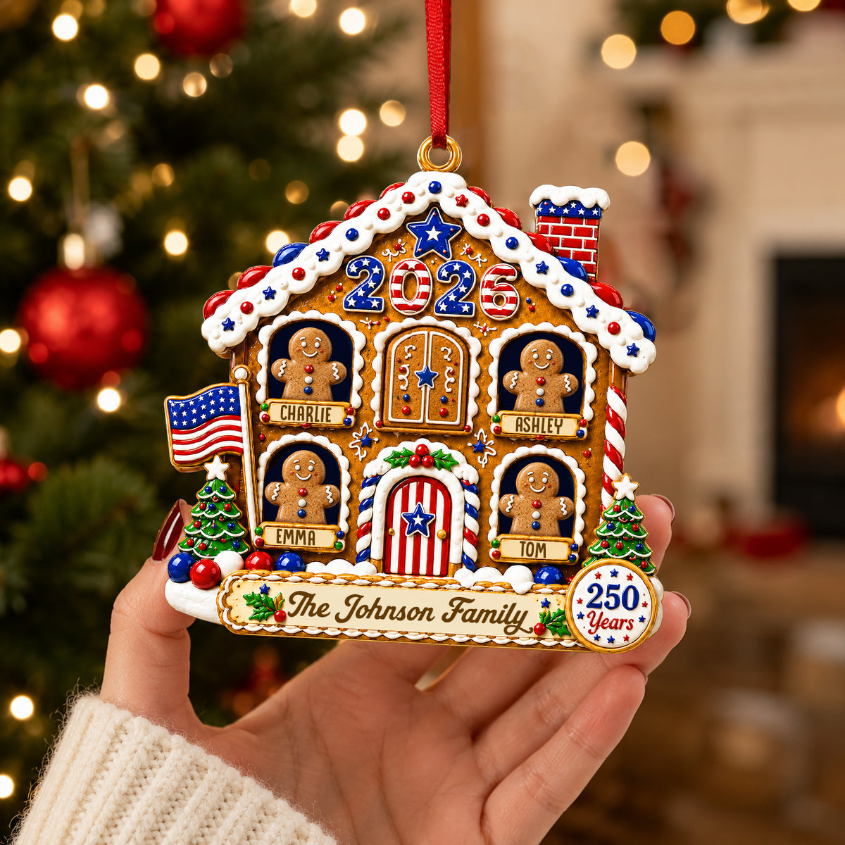 America 250th Anniversary Christmas Sweet Memories Built Together - Real 3D Raised Ornament 72c8f87e-4d95-4eb9-b89c-eb72587c1ab8-banner-4.jpg