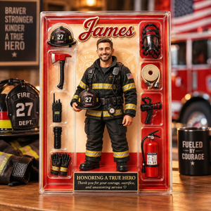 Personalized Firefighter Acrylic Block, Custom Photo Hero Action Figure Plaque, Fireman Retirement Gift, Thank You Decor 72d6e154-1439-4c9a-947c-c061f76eeb53-frthtr-3-.png