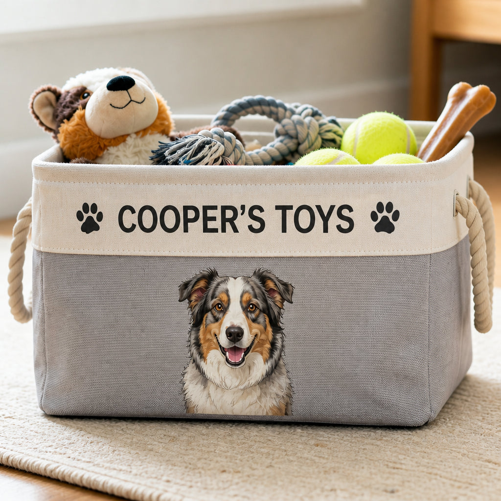 Personalized Pet Toy Storage Bag – Name + Custom Pet Portrait - Personalized Storage Bag 72e4632c-060a-44c7-80ea-4ffa7e7f80a1.jpg