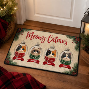 Meowy Catmas Custom Pet Photo Doormat - Personalized Doormat 72ee4fcd-2ef9-40b0-aece-53ae8fad106c.jpg