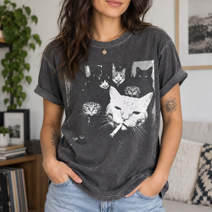 Funny Gangster Cat Graphic Tee, Vintage Meme Cat Shirt, Edgy Cat Lover Gift, Funny Cat Mom & Cat Dad T-Shirt 72fe2a08-baf5-4262-a3a9-88c4b6ec6106-h1.png