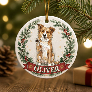 Custom Pet Portrait Ornament with Name Banner - Personalized Ornament 731d3211-8570-4453-b694-b4a8fc30e80a.jpg