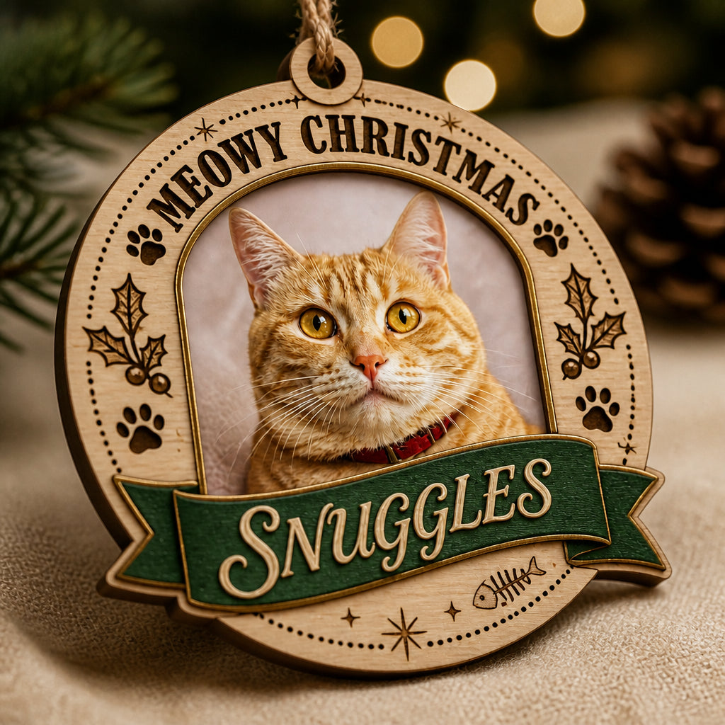 Meowy Christmas Pet Photo Wood Ornament - Personalized 3-Layered Wood Ornament 7363118f-f1cb-4395-b80a-b50523165035.jpg