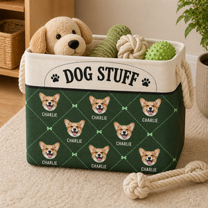 Personalized Dog Stuff Storage Bag – Custom Pet Face & Name Pattern - Personalized Storage Bag 7398747f-cdd0-4495-aba2-c046e0b742d8.jpg
