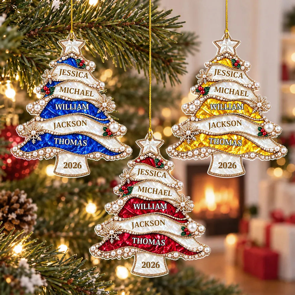 Golden Pearl Christmas Tree - Personalized 3D Ornament 73baf20f-8ec6-4d6e-a3f1-eb8a70f105eb-3c652c223e657d65757775716a76776825100f0d2d7f2c76330218182a2c6a76692d3720656b65302e23332f657d767.webp