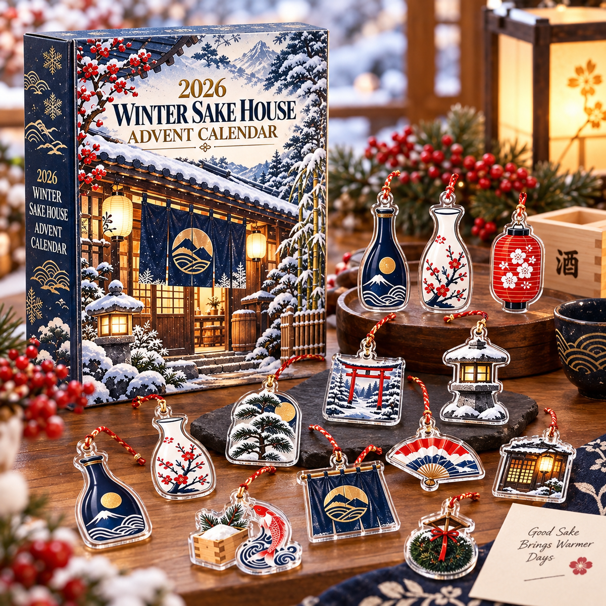 2026 Winter Sake House Advent Calendar, Japanese Winter Holiday Countdown, Unique Christmas Gift With 24 Collectible Charms 73bdf826-c128-4da1-a188-c421de32dbc0-09f6cd58-a67a-4993-9caa-1a2c4e44ef2b.png