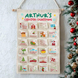 Customized Name Boy Girl Advent Calendar, Personalized Christmas Advent Calendar, Santa Is Coming Countdown, Xmas Kids Room Decor 2026, Gift For Kid 73cc09ce-f2a1-4c28-84b2-26a897d4b492-55.jpg