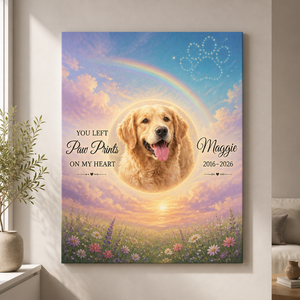 Pet Memorial Canvas — You Left Paw Prints On My Heart - Personalized Canvas 73d475d5-863e-4b42-a016-0ed069045d3f.png