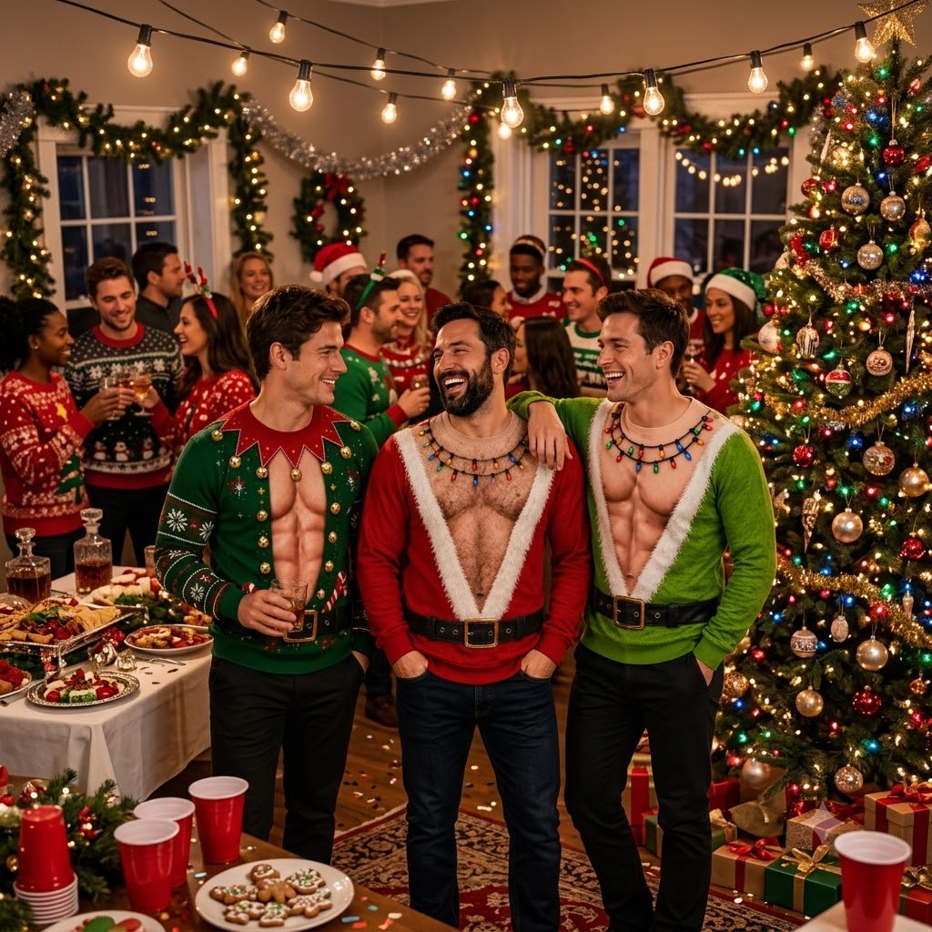 Funny Hairy Chest Ugly Christmas Sweater, Fake Abs Santa Sweatshirt, Novelty Holiday Party Pullover, Christmas Gag Gift For Men 73e64da5-f750-49c0-a759-307cdd5955a4-a8857f1d-103e-4e4a-b418-370728c14145.jfif