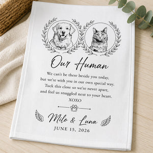 Wedding Keepsake Towel From Your Pets – Custom Pet Sketch & Message - Personalized Sport Towel 73fe4bd8-d3b8-4e40-b2f8-d51615474120.jpg