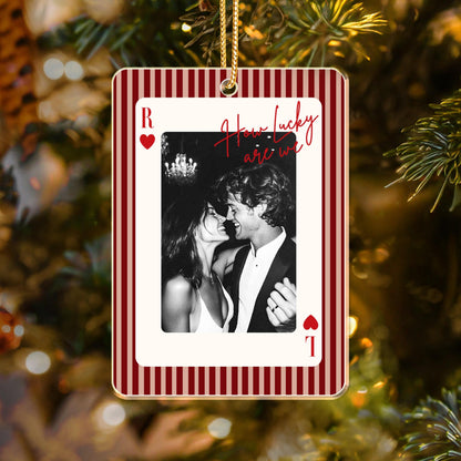 Personalized Striped Playing Card Couple Photo Ornament: Anniversary Gift, How Lucky We Are, Gifts for Boyfriend, Husband 740f8fd3-bc41-4ac9-a678-d95827f99dc4-8.jpg