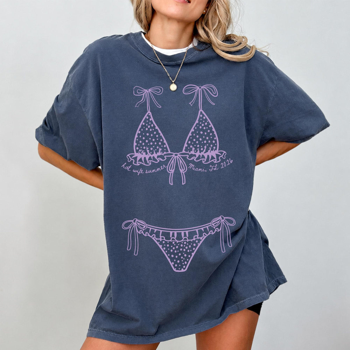 Custom Bikini Bachelorette Shirts: Hot Wife Summer Shirt, Girls Beach Party Coastal Trip Tee, Bikini Bachelorette Party Shirt, Engaged Gifts 741ef498-75ff-4005-a43c-48a5c5447d7e-banner-6.jpg