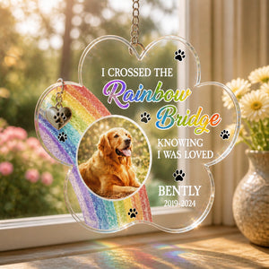 Rainbow Bridge Paw Acrylic Plaque – Pet Photo, Name & Years - Personalized 1 Layered Suncatcher with Charm 744f7424-9fa2-4276-aa8a-6d947f0c6348.jpg