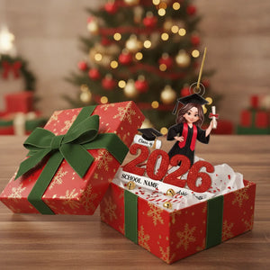 Class Of 2026 2027 3D Effect Senior - Personalized Acrylic Ornament - Christmas Gift For Senior