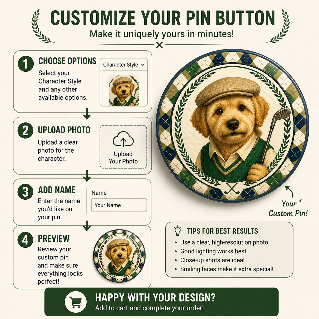 Custom Pet or Baby Golfer Portrait — Golf-Inspired Pin Button - Personalized Custom Pin Buttons 745358c5-283e-4f64-ada1-cd9b92f73c98.jpg
