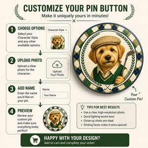 Custom Pet or Baby Golfer Portrait — Golf-Inspired Pin Button - Personalized Custom Pin Buttons 745358c5-283e-4f64-ada1-cd9b92f73c98.jpg