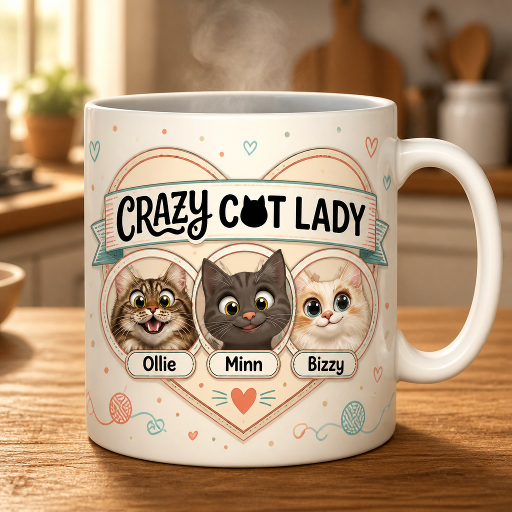 Crazy Cat Lady Custom Pet Portrait Mug - Personalized Mug 74606275-edb7-421a-a3fc-b491e2c700bd.png