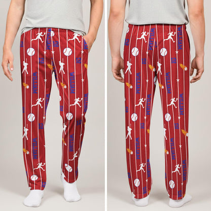 Custom Name and Number Lounge Pants, Personalized Pajama Pants for Baseball, Football, Basketball Player, Gift for Sport Fan, Team Gift 74883252-057a-4cc0-9714-b3064a40a96c-3.jpg
