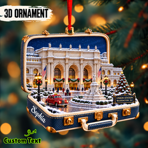 Personalized Washington DC Union Station 3D Suitcase Christmas Ornament – Travel Souvenir & Gift for DC Lovers 74895b6d-741e-4d79-82c6-9245481678db-mockup-annotated-1790827052048.png