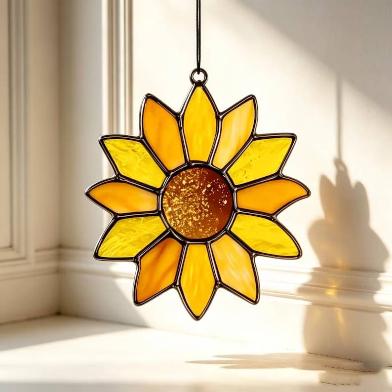 Minimalist Sunflower Stained Glass Suncatcher, Room Glass Ornament, Housewarming Gift, Yellow Floral Window Hanging, Rustic Decor 749c4137-2639-479e-aa13-64ac29551585-jgjhhjjhhjuyyuyu-5-.jpg