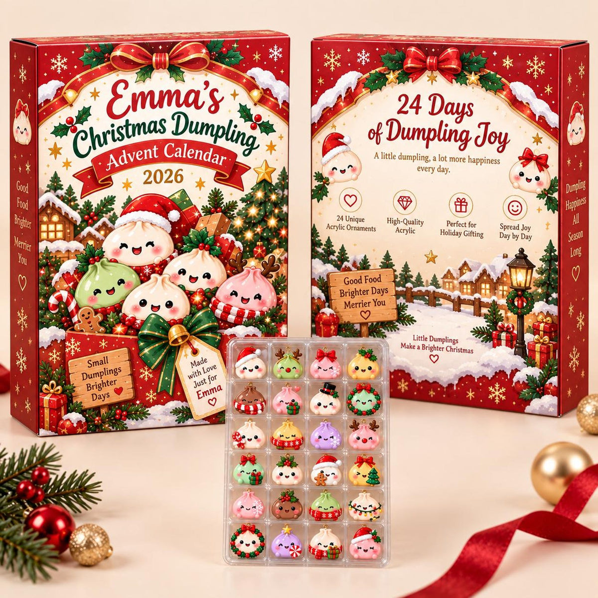 Personalized Christmas Dumpling Advent Calendar 2026, 24 Acrylic Dumpling Ornaments 74b80da0-e2ce-448c-82f7-86f0b22aea04-il_1588xN.8617771749_nzda.jpg