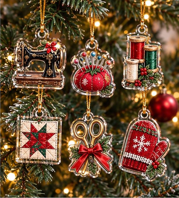 Christmas Sewing and Quilting Advent Calendar 2026, 24 Acrylic Ornament Countdown, Quilter Gift 750b5c98-29af-418a-bfb6-d7171bbacf0e-mockup_02.png