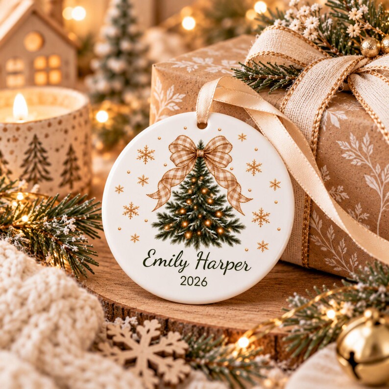 Personalized Girls Christmas Ornament Custom Name Gift, Coquette Christmas Tree Bow, Pink Blue Gingham Ceramic Granddaughter Keepsake 7559da8a-4088-4c98-ba30-d7fc86ac2fac-dfgdfg-18-.jpg