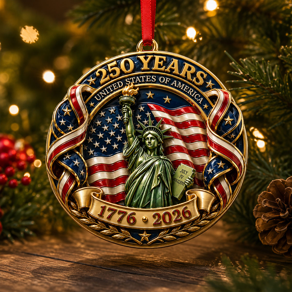 America 250 Ornament 2026 Ornament - Real 3D Raised Ornament 75a432f6-6bd5-40c7-93d4-2ed069f7c988-3.jpg