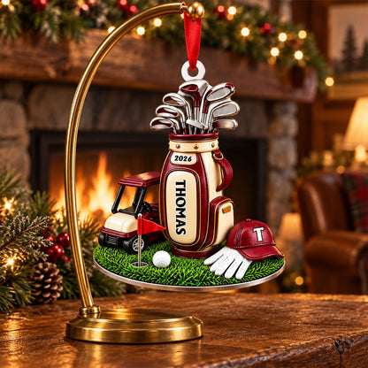 Personalized Golf Bag Christmas Ornament, 3D Relief Golfer Keepsake, Golf Lover Gift for Dad, Holiday Tree Decor 75aceadf-302e-47a0-8a24-50f30965b4b7-4.jpg