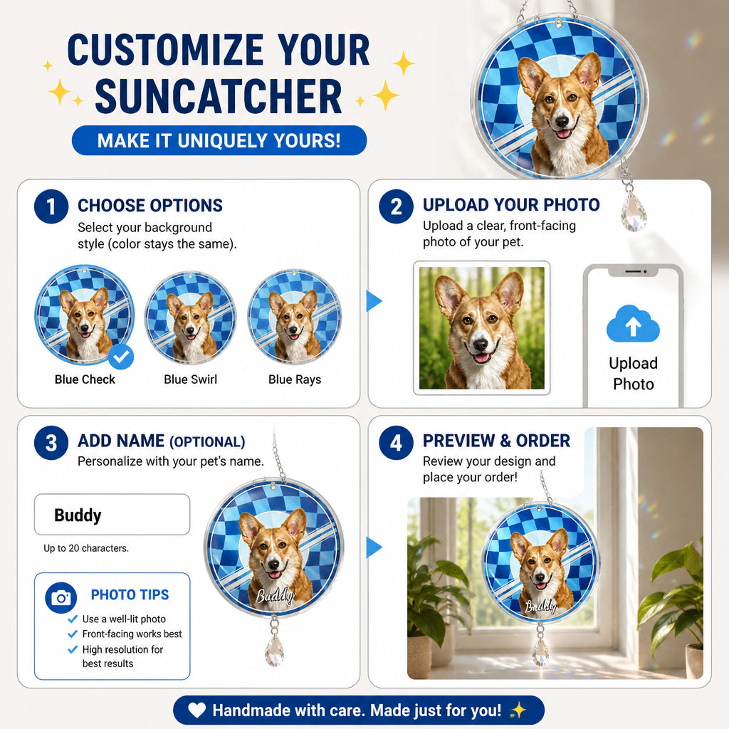 Custom Pet Portrait Racing-Check Metal Sign (License Plate Style) - Personalized 1 Layered Suncatcher with Charm 75b6336d-0f78-43fc-8f90-d03e9a5d5dba.jpg
