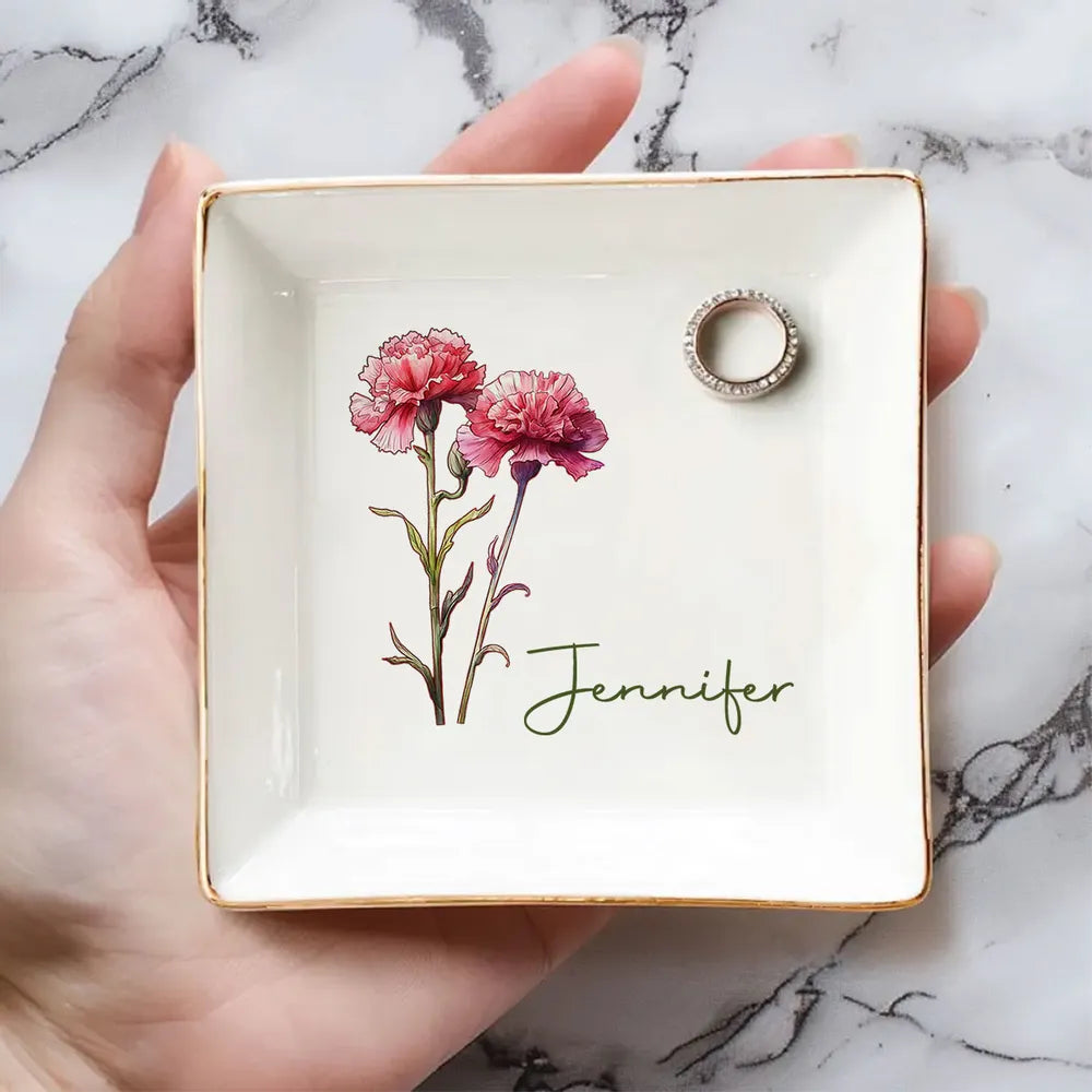 You Are My Sunshine On A Cloudy Day- Personalized Jewelry Dish - Gift for Bestie, Gift for Friend, Daughter 75b6360b-6e53-4001-ac78-4920efe30fe5-b2.webp