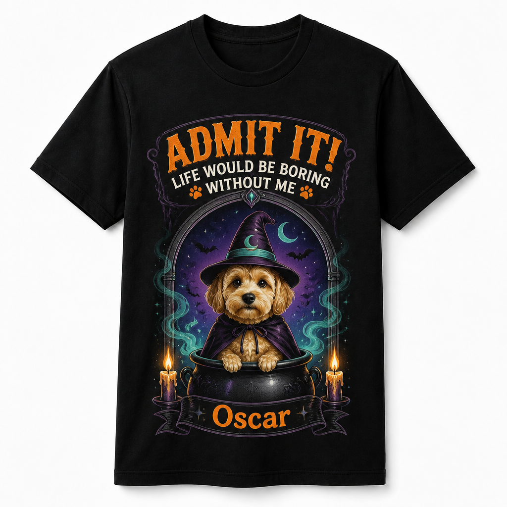 Admit It – Personalized Pet Halloween Tee (Photo + Name) - Personalized T-shirt 75c93ce3-4ced-4f8d-91e3-5c3d130dc0c2.png