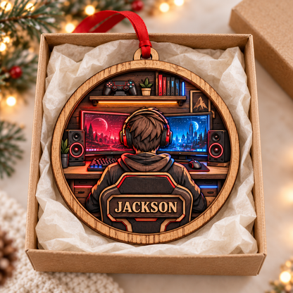 Personalized Gamer Layered Wood Ornament – Custom Gaming Room Christmas Ornament, Boy Gamer Gift, Video Game Setup Wooden Ornament, Christmas Gift for Son 2026 75d743b4-6fa5-461c-a1bc-4124a74a84d7-Jackson-Gaming-Ornament-in-Kraft-Gift-Box-4.png