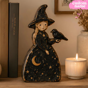 Charming Halloween Witch Wooden Block, Rustic Fall Decor, Spooky Cute Witch Figurine, Autumn Farmhouse Mantle Decoration 7602e52f-35f8-4416-aedf-df8aa443350a-t-u-7-.webp