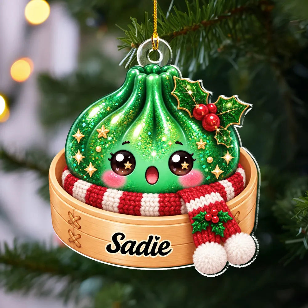 Colorful Dumpling - Personalized Acrylic Ornament - Christmas Gift For Family, Friends 7605d366-0a94-49fc-a578-1312690c9542-4.webp