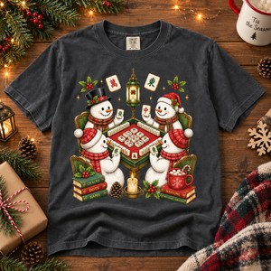 Christmas Mahjong Shirt, Snowman Mahjong Shirt, Mahjong Lover Shirt, Mahjong Lover Gift, Funny Mahjong Lover Shirt, Mahj Tee 762257ae-92ea-46a7-b982-1c99069669ab-568b42d6-311b-4702-81f9-216c784aacc2.png