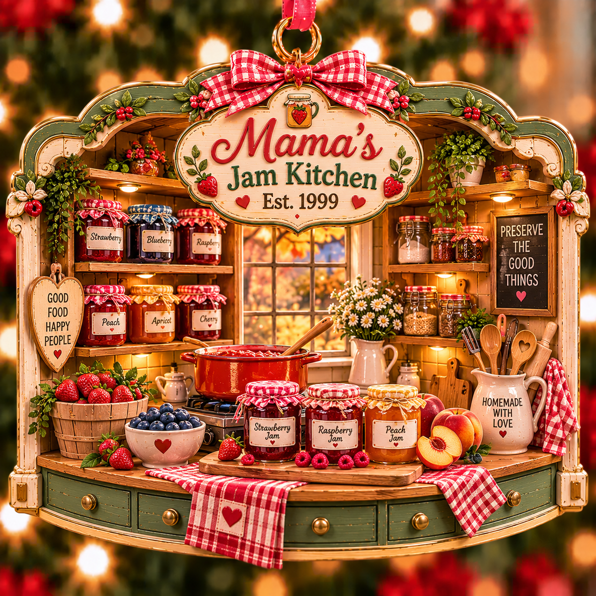 Personalized Mama's Jam Kitchen Christmas Ornament – Custom Name & Year, Homemade Jam Lover Gift, Canning Gift for Mom & Grandma 76276a2d-5179-4b65-addc-f456917c9405-Mama-s-Jam-Kitchen-Ornament.png