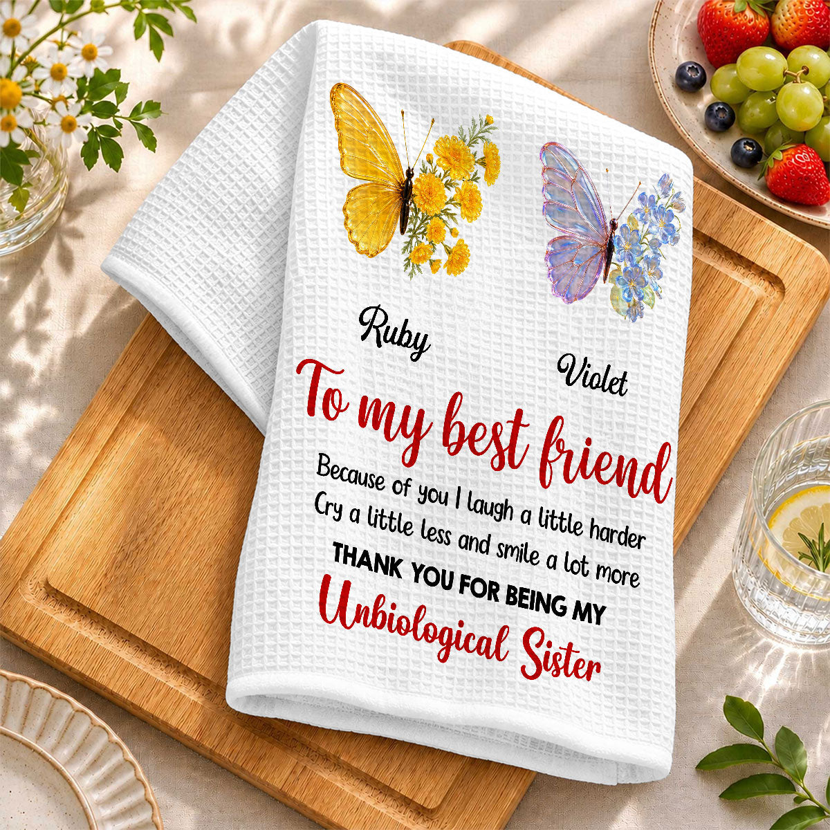 To My Best Friend, Personalized Kitchen Towel, Gift For Besties 762e1d14-2c97-4c99-8081-568a7e6b78ea-1-6-.jpg