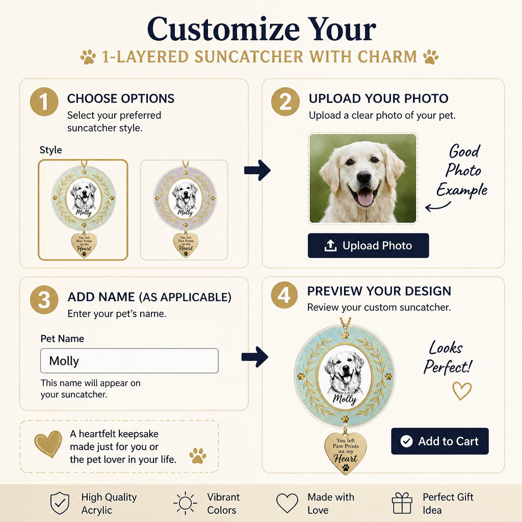 Angel Halo Pet Memorial Suncatcher with Custom Photo & Name - Personalized 1 Layered Suncatcher with Charm 7655ab61-f8d7-45a5-8598-5b467680c31f.jpg