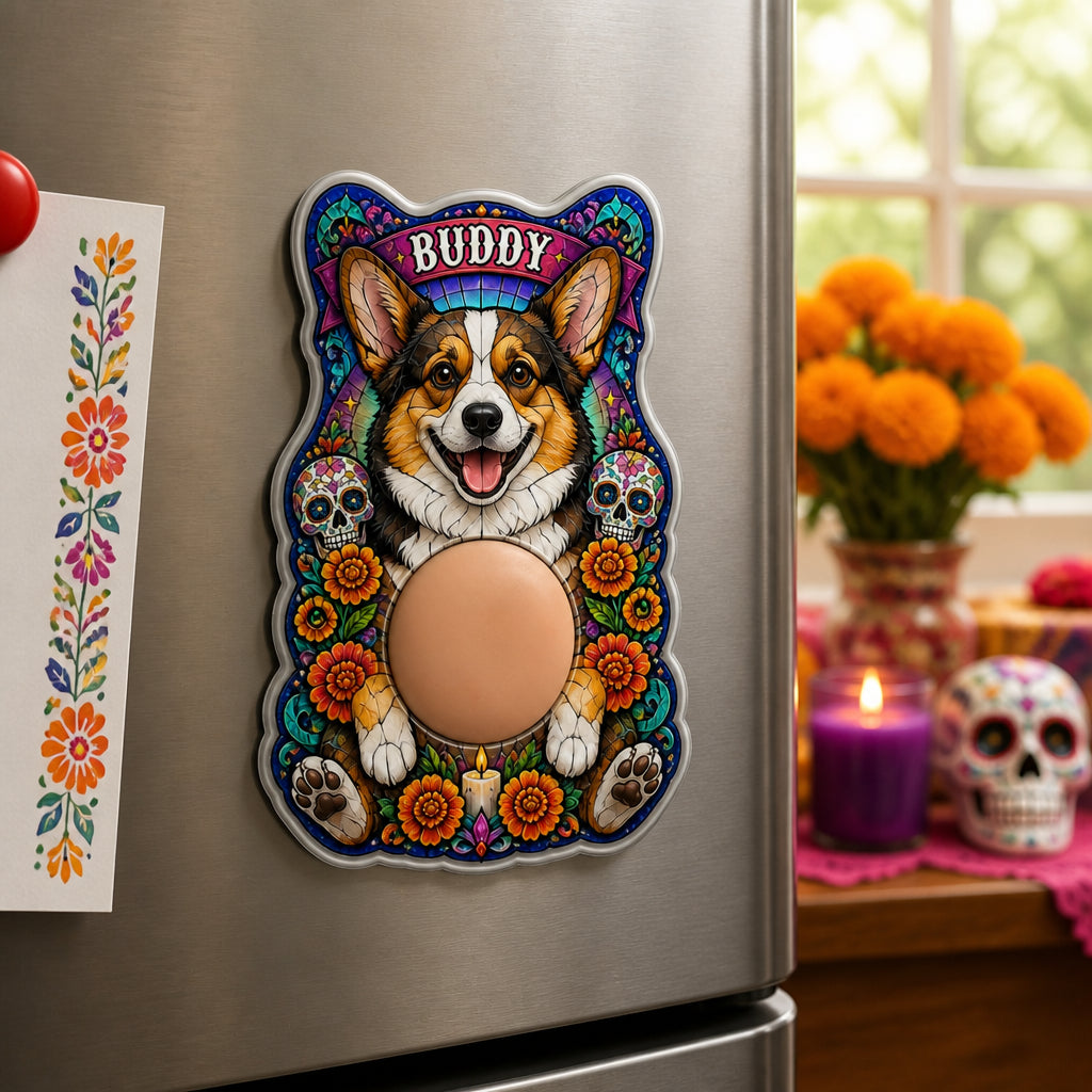 Personalized Día de los Muertos Pet Portrait Acrylic Fridge Magnet - Personalized Acrylic Refrigerator Magnet - Soft Rubber Belly 76796cfe-8508-4adc-8de0-cf69f5469041.jpg