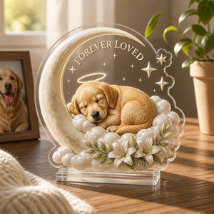 Custom Pet Memorial Crescent Moon Acrylic Standee - Personalized Acrylic Custom shape Standing 1 layer (FS) 767cc151-a3f2-4ddb-bce4-4ecc4ba2db63.jpg